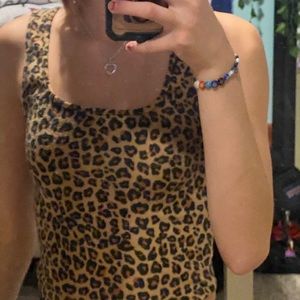 NWOT cheetah top